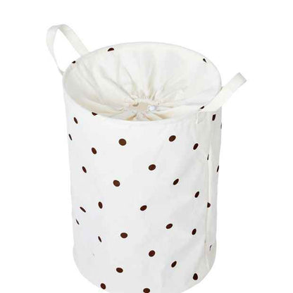 Anko Polka Dot Pop Up Laundry Hamper - Beige