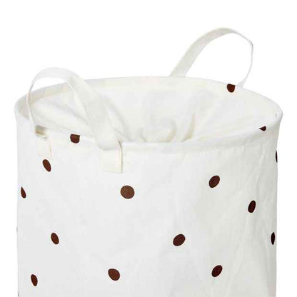 Anko Polka Dot Pop Up Laundry Hamper - Beige