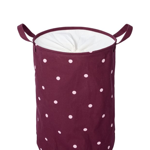 Anko Polka Dot Pop Up Laundry Hamper - Fig