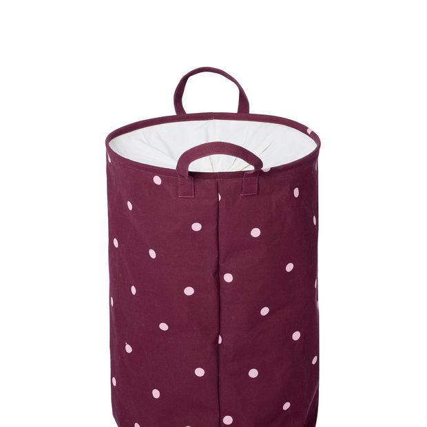 Anko Polka Dot Pop Up Laundry Hamper - Fig