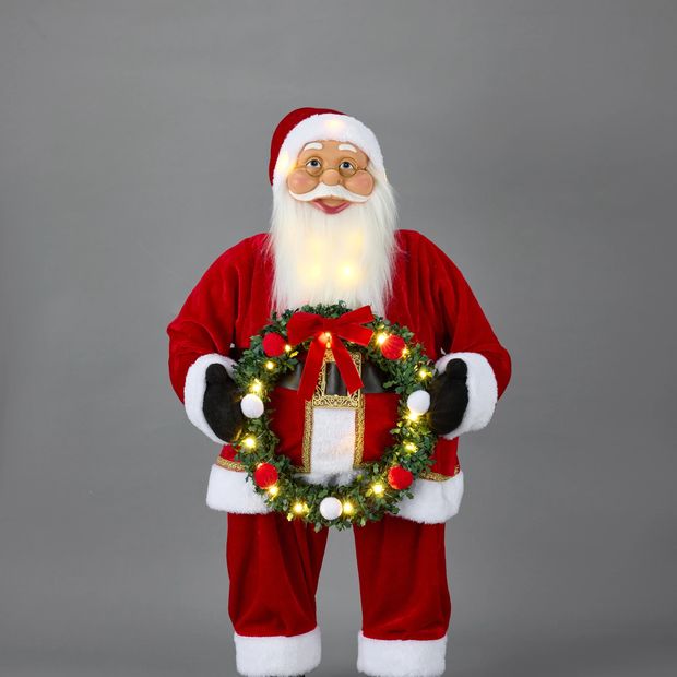 Anko 80cm Light Up Traditional Santa