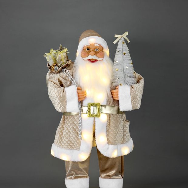 Anko 80cm Light Up Luxury Santa