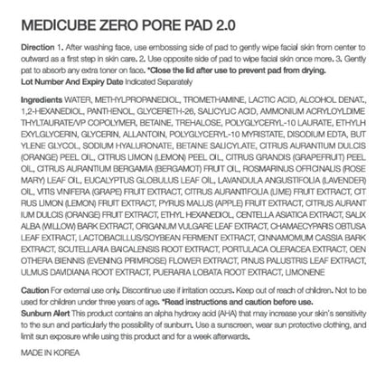70 Pack Medicube Zero Pore Pads