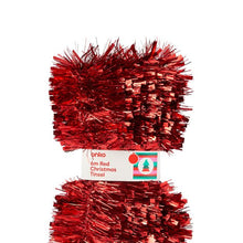 Anko 6m Red Christmas Tinsel