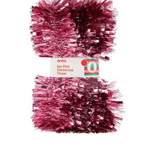 Anko 6m Pink Christmas Tinsel