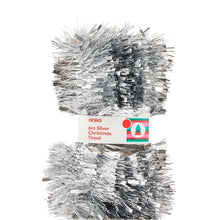 Anko 6m Silver Christmas Tinsel