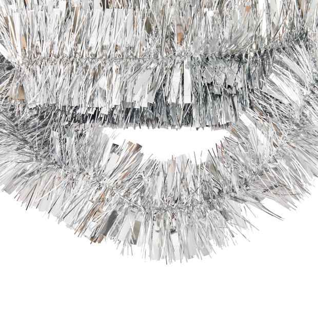 Anko 6m Silver Christmas Tinsel