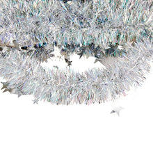 Anko 6m Iridescent Star Christmas Tinsel