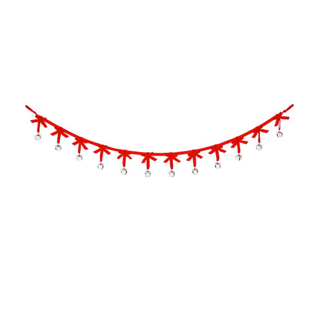 Anko 1.8m Bow and Bell Garland
