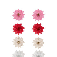 Anko 2 Pack Poinsettia Clips - Assorted