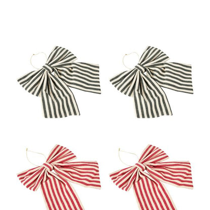 Anko 2 Pack Medium Stripe Bows - Assorted