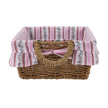 Anko Christmas Basket with Holly Stripe Liner