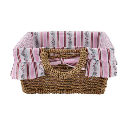 Anko Christmas Basket with Holly Stripe Liner