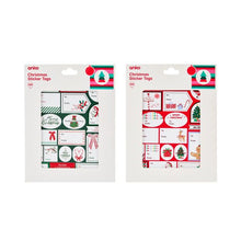 Anko 100 Pack Christmas Sticker Tags - Assorted