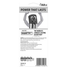 12 Pack Energizer AA Alkaline Batteries