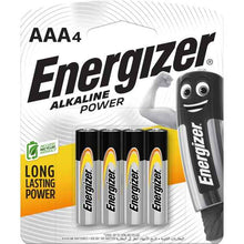 4 Pack Energizer Power AAA Alkaline Batteries