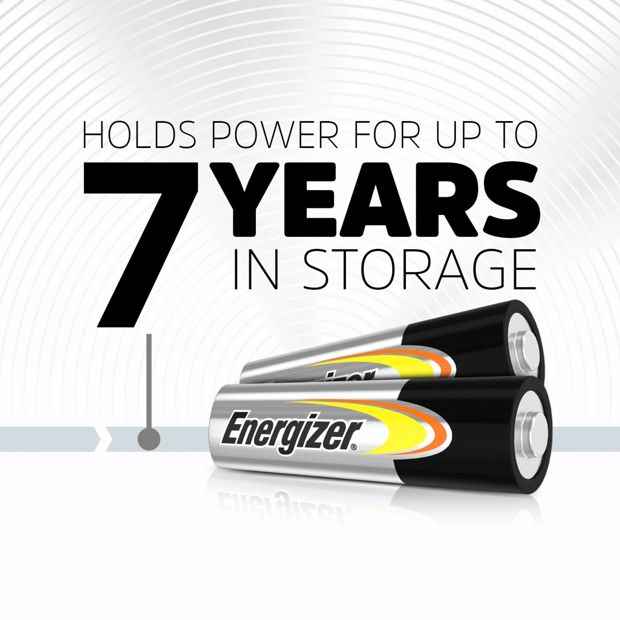 4 Pack Energizer Power AA Alkaline Batteries