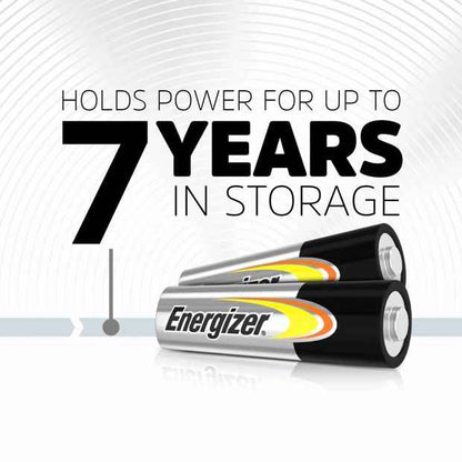 4 Pack Energizer Power AA Alkaline Batteries