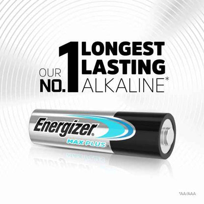 4 Pack Energizer Max Plus AA Alkaline Batteries