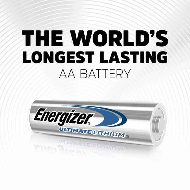 4 Pack Energizer Ultimate AA Lithium Batteries