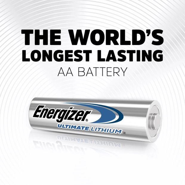 4 Pack Energizer Ultimate AA Lithium Batteries