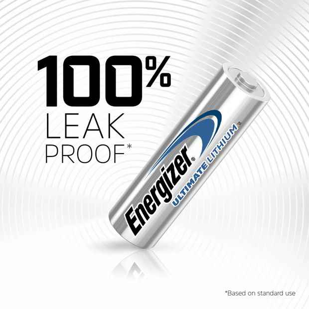 4 Pack Energizer Ultimate AA Lithium Batteries