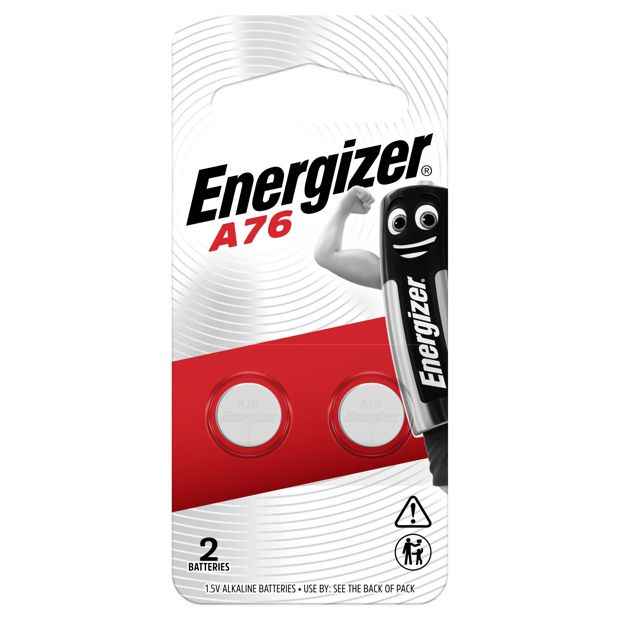 2 Pack Energizer A76 1.5V Alkaline Batteries