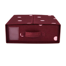 Anko Linen Look Bed Box - Polka Dot
