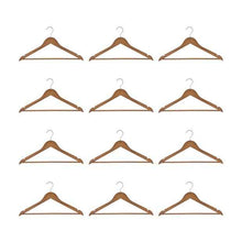 Anko 12 Pack Wooden Hangers - Walnut