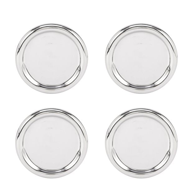 Anko 4 Silver Look Bubble Coasters