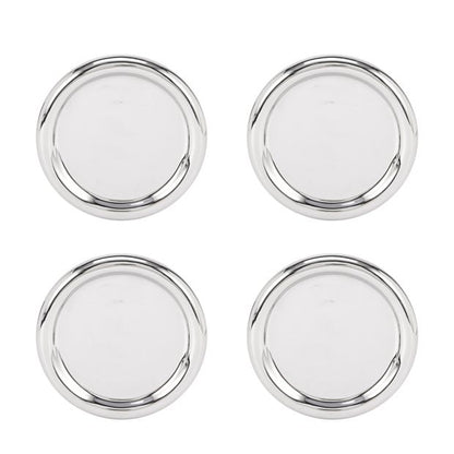 Anko 4 Silver Look Bubble Coasters