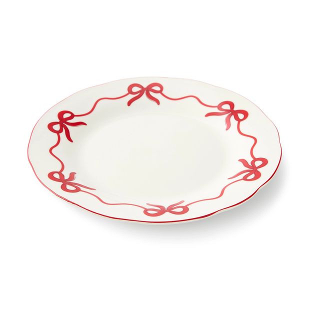 Anko 12 Piece Bow Dinner Set