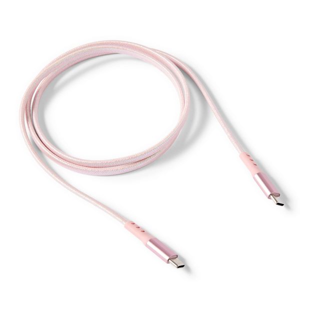 Anko USB-C to USB-C Cable - Pink