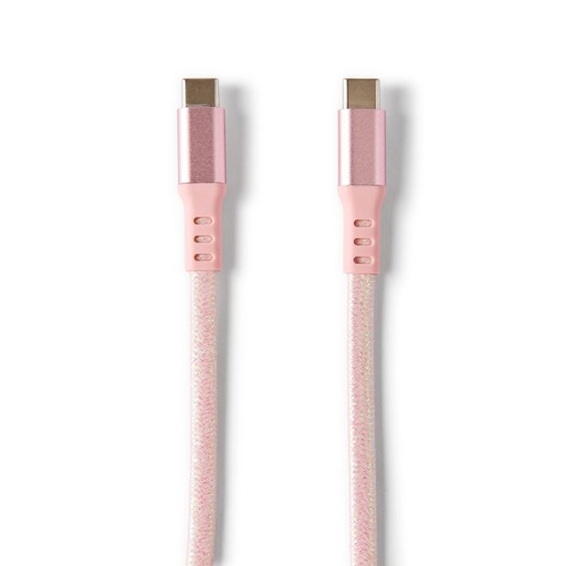 Anko USB-C to USB-C Cable - Pink