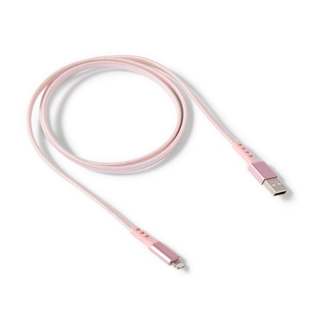 Anko USB-A to Lightning Cable - Pink