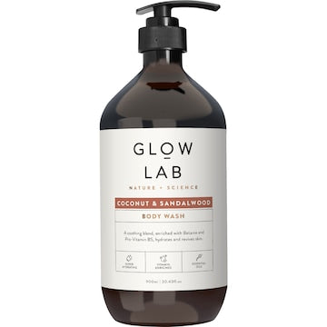 Glow Lab Coconut & Sandalwood Body Wash 900mL