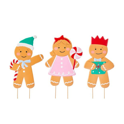 Anko Small Christmas Gingerbread Stake - Assorted