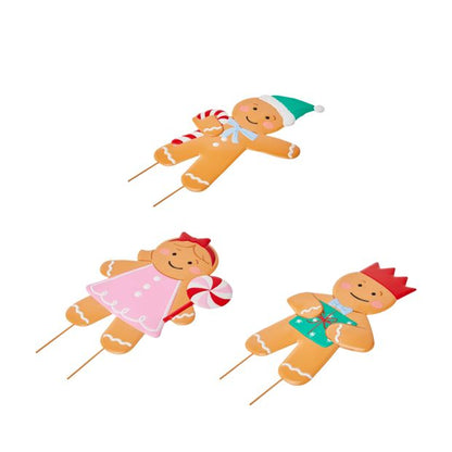 Anko Small Christmas Gingerbread Stake - Assorted