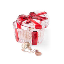 Anko Christmas Glass Heart Trinket Box