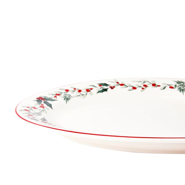 Anko Traditional Holly Platter
