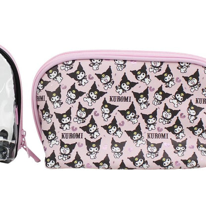 2 Pack Sanrio Hello Kitty Halloween Cosmetic Bag - Kuromi