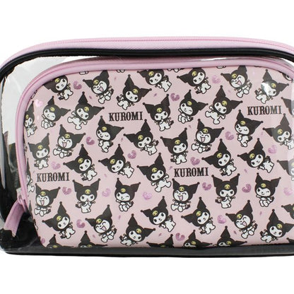 2 Pack Sanrio Hello Kitty Halloween Cosmetic Bag - Kuromi
