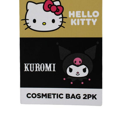 2 Pack Sanrio Hello Kitty Halloween Cosmetic Bag - Kuromi
