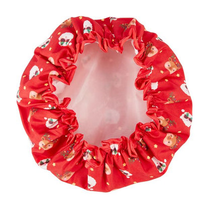 OXX Beauty Shower Cap, Santa and Reindeer