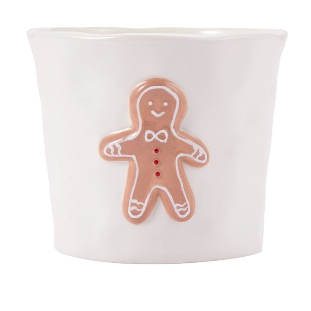 Anko Christmas Gingerbread Icon Ceramic Candle