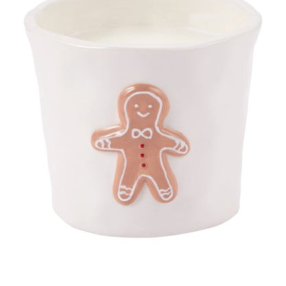 Anko Christmas Gingerbread Icon Ceramic Candle