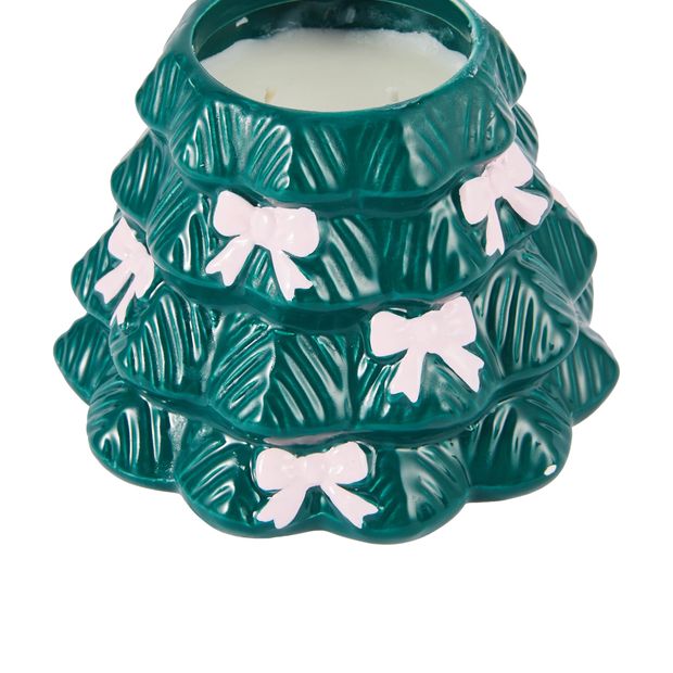 Anko Christmas Tree Ceramic Candle
