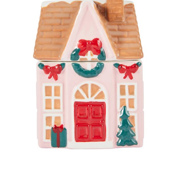 Anko Christmas Gingerbread House Ceramic Candle