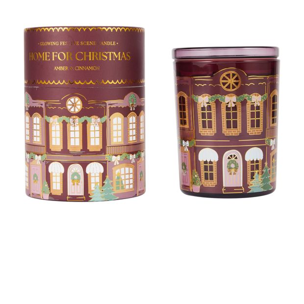 Anko Home For Christmas Glowing Scene Candle