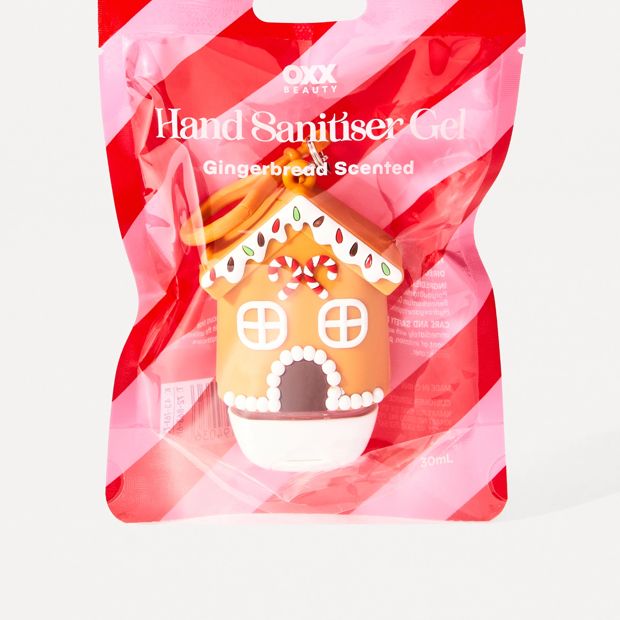 OXX Beauty Hand Sanitiser Gel 30ml - Gingerbread Scented